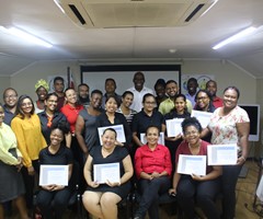 Presentation of certificates for training Quality Manager in practice Food (first group)